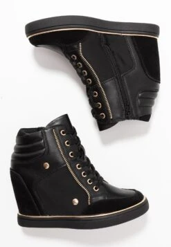 Anna Field Bootie - Sneakers Hoog - Black -Anna Field Boutique 03260205d3e746f981a4fd32acd5cdfa