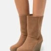 Anna Field Winter Boot - Enkellaarsjes Met Sleehak - Cognac -Anna Field Boutique 0a0e208641da49138277589d1dfc661b