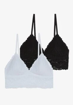 Anna Field 2 Pack - Triangel Bh - White/Black -Anna Field Boutique 0c5aa507e165450eb39b31d4b37c8bb9