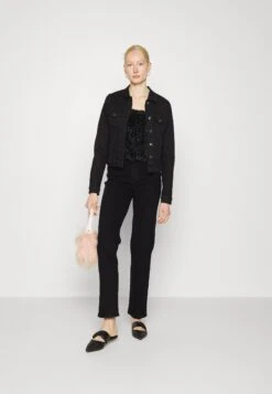 Straight Leg Jeans -Black Denim -Anna Field Boutique 0f883544b9f24e3fa39f6d924c2919d7