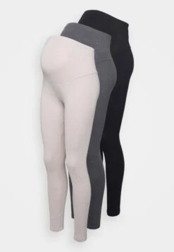 3 Pack - Legging - Black/Beige/ Grey -Anna Field Boutique 10823db8eedb45caae40d03c95094fc7