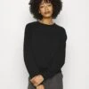 Anna Field Basic CleanCrew Neck Sweatshirt- Sweater - Black -Anna Field Boutique 123aa54c262440c7b31f789147f33833