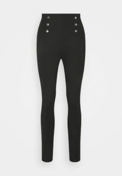 Anna Field Punto Leggings With Button Detail - Legging - Black -Anna Field Boutique 128131271e9646dc855d17ee160ec4ec