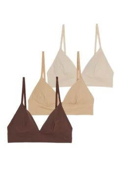 Anna Field 3 Pack - Triangel Bh - Nude -Anna Field Boutique 1be354e248d74dd08edd94f1f4352669