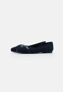 Anna Field Leather- Ballerina'S - Dark Blue -Anna Field Boutique 1e35dc83af634d129ce0c7b3d67a48f3