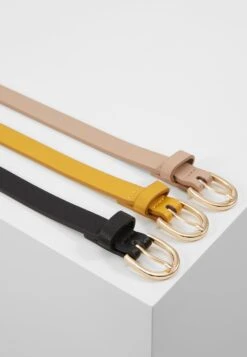 Anna Field 3 Pack - Tailleriem - Black/Yellow/Taup -Anna Field Boutique 2a04016d6cc545b2b15b28c388cf9d6d