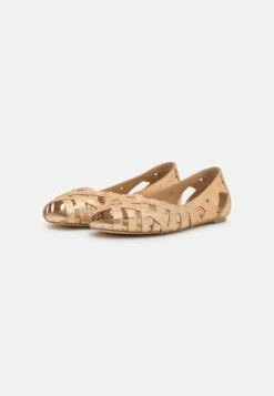 Anna Field Leather - Peeptoe Ballerina'S - Gold -Anna Field Boutique 2c69a80cb5b24b0ea7f40a5c77563b5e