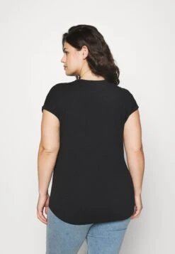 Slub Jersey- T-Shirt Basic - Black 4 Slub Jersey- T-Shirt Basic - Black -Anna Field Boutique 3148f67b93354ec8aca95cd7dc5314e1