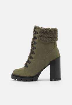 Anna Field Leather - Veterboots - Khaki -Anna Field Boutique 334bc6f40fe746f7a42524c385fb5aed