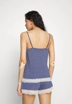 Anna Field Sarah Short Pj Set- Pyjama - Blue -Anna Field Boutique 3b0e517db5a74916b8118e4cb59b30a9