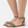Anna Field Leather - Sandalen - Khaki -Anna Field Boutique 4b9fe92e8f9e4660af1bb02bfd4a570c