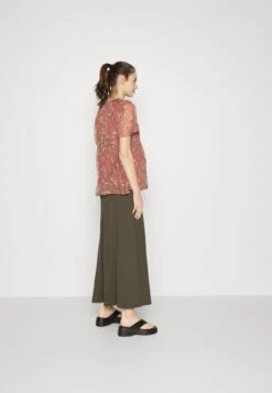 Maternity Maxi Skirt With Drawstring Waistband - Maxirok - 606 - Khaki -Anna Field Boutique 50de9903974f41e1b0c36a93f983a346