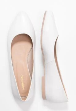 Anna Field Leather - Ballerina'S - White -Anna Field Boutique 5349e423a8294b93817ed324fcb669a4