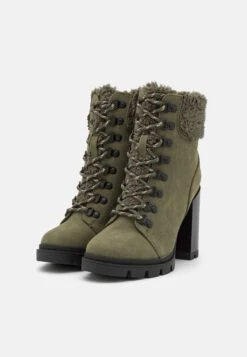 Anna Field Leather - Veterboots - Khaki -Anna Field Boutique 5351ec4084c242d6a16e56ca22fd1479