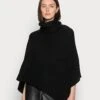 Anna Field Poncho - Black