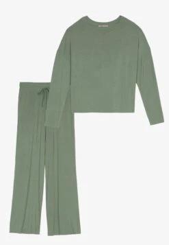 Anna Field Wide Leg - Pyjama - Khaki -Anna Field Boutique 56399edf15f94c88bb3bebf375bcf274