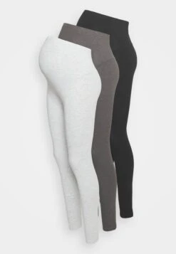 3 Pack - Legging - Black/Mottled Light Grey/Mottled Dark Grey -Anna Field Boutique 56f75139b3584cc78536c058617bd5ec