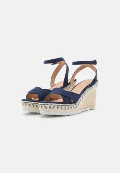 Anna Field Sandalen Met Sleehak - Dark Blue -Anna Field Boutique 635f388c5de945f384386a94cd632f72