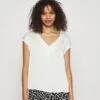 T-Shirt Basic - Off-White -Anna Field Boutique 66a6ea9a7dd9447bb66a95cc42bb5588