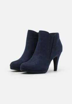 Anna Field Enkellaarsjes Met Hoge Hak - Dark Blue -Anna Field Boutique 6958e58029384df2844b70d9d031e723