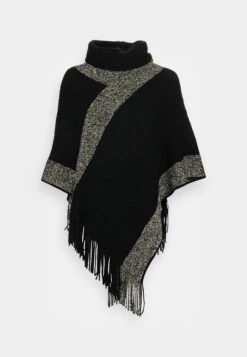 Anna Field Poncho - Black / Gold -Anna Field Boutique 6a9c784f019b447da3d2a4d561e50cf9