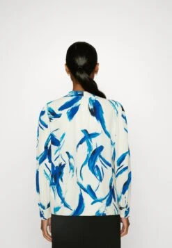 Anna Field Overhemdblouse - White, Blue -Anna Field Boutique 730c6a727e5e42f4a32c8c99038640cd