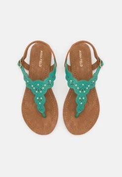 Anna Field Teensandalen - Turquoise 7 Anna Field Teensandalen - Turquoise -Anna Field Boutique 743e433beee24850b29f0bf6e47a2f06