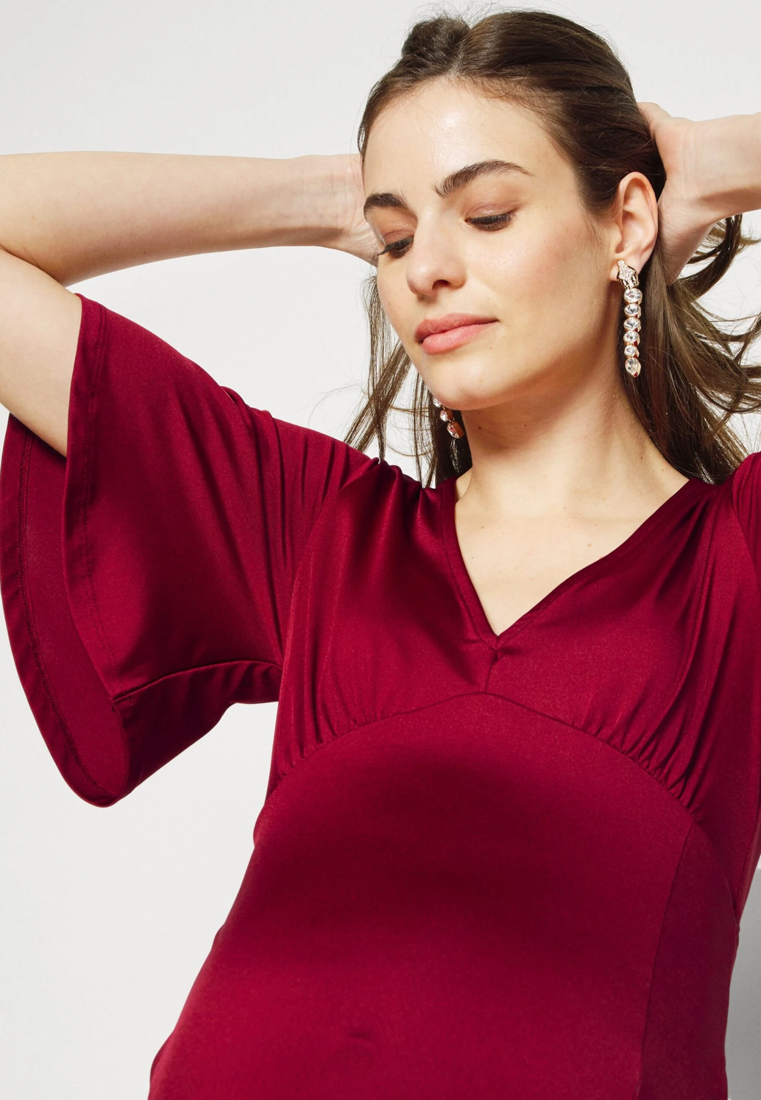 Jerseyjurk - Dark Red Jerseyjurk - Dark Red -Anna Field Boutique 757f0946f9304700be2ad6613e645973 scaled