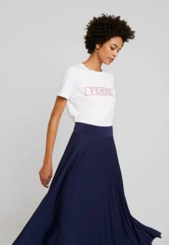 Anna Field Plisse A-Line Midi Skirt - A-Lijn Rok - Maritime Blue -Anna Field Boutique 7ab564a26da040e68012a316977b7a10
