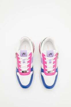 Anna Field Leather- Sneakers Laag - White/Multi-Coloured -Anna Field Boutique 846dab65b7724de5a09b88d3207e0489