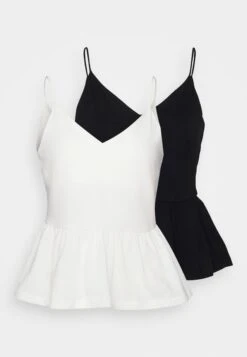 Petite 2Pack- Blouse - Black/ White -Anna Field Boutique 86be941200074af281958dcb1a7a45a0