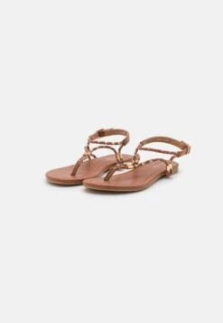 Anna Field Teensandalen - Cognac/Gold -Anna Field Boutique 8e1d6ac5d8ec478886ba5afccecbc513