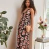 Anna Field Maxi-Jurk - Black/Pink/Multicoloured -Anna Field Boutique 96709651080d423290ca2f3609bc50f0