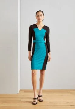 Anna Field Jerseyjurk - Black/Dark Green -Anna Field Boutique 9d999fd459b042e8830acf5982f327b7