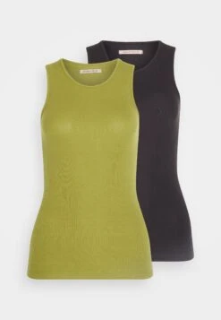 Anna Field 2 Pack - Top - Green/Black -Anna Field Boutique ae7c2c67b1284fddb69519c6727837b6