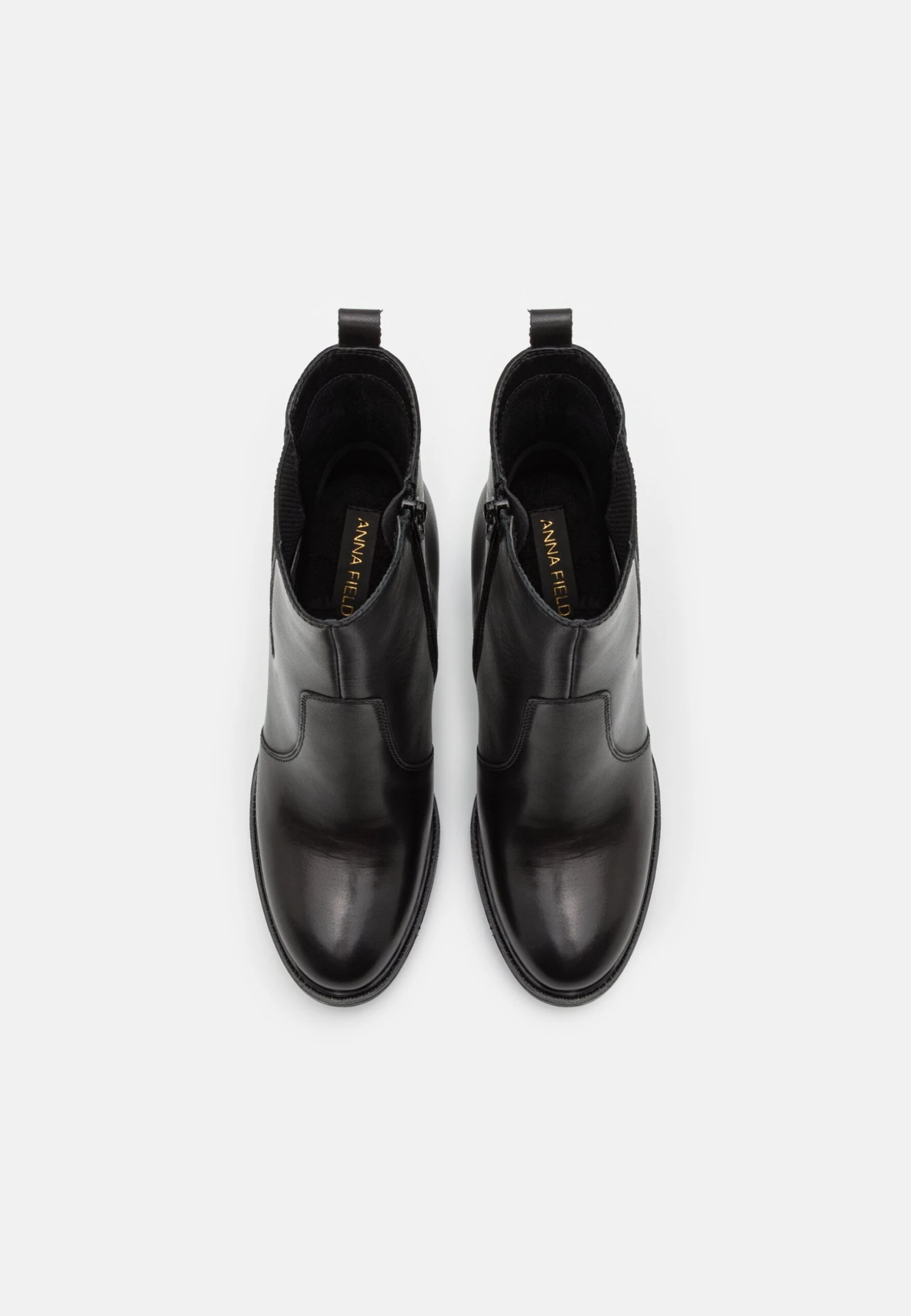 Leather- Enkellaarsjes Met Hoge Hak - Black Leather- Enkellaarsjes Met Hoge Hak - Black -Anna Field Boutique b1903eae4a1a4e83be7f36b2465f02f2 scaled