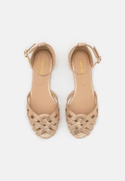 Leather- Peeptoe Ballerina'S - Gold -Anna Field Boutique bbe8c4f5d1de4031b9b262f90de18fd5