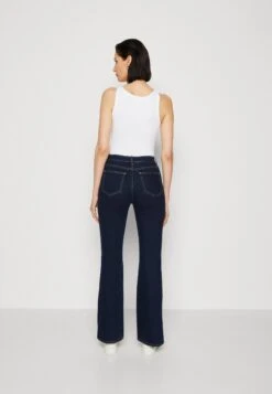 Anna Field Flared Jeans - Dark Blue 4 Anna Field Flared Jeans - Dark Blue -Anna Field Boutique c5fe20281aa042ee819b21b089fd48c0
