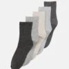 Anna Field 5 Pack - Sokken - Black/Grey 1 Anna Field 5 Pack - Sokken - Black/Grey -Anna Field Boutique c9d3ce9961794b6aa47248952f7fb165