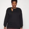 Cut Out Neck Fit - Sweater -Black 2 Cut Out Neck Fit - Sweater -Black -Anna Field Boutique cb6b8a340b5c40cc8c5c277ff440297b