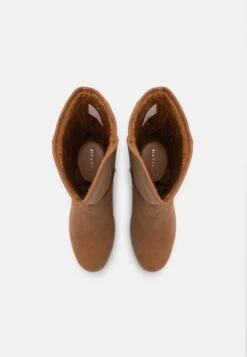 Anna Field Winter Boot - Enkellaarsjes Met Sleehak - Cognac -Anna Field Boutique cffb9f97d1de47db94e1ac2c257045ff