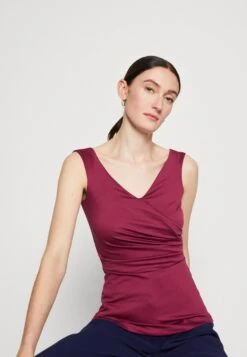 Anna Field Top - Dark Red -Anna Field Boutique d11c280362274ec5b8cb8a227ed556d5