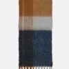 Anna Field Sjaal - Brown/White/Blue -Anna Field Boutique d38d48138eb44416bde7bf640bcae55f