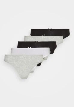 Anna Field Georgina 5 Pack- Slip - Black/White/Grey -Anna Field Boutique d6d599d9f02b410f96eb7328fff1f5a2
