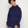 Sweater Met Rits - Dark Blue
