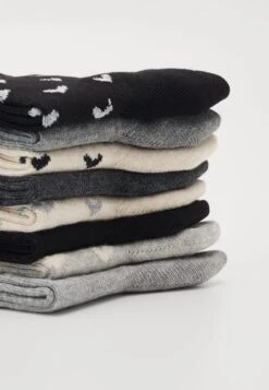 Anna Field Heart Ankle 8 Pack - Sokken - Black/Grey -Anna Field Boutique e1cc9aea30c24ade85d43d5d32a45d02