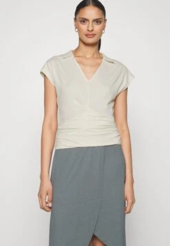 Anna Field Wrap Blouse- Blouse - Offwhite -Anna Field Boutique e32e10cda0cc4b0aac7db79e529dcd11