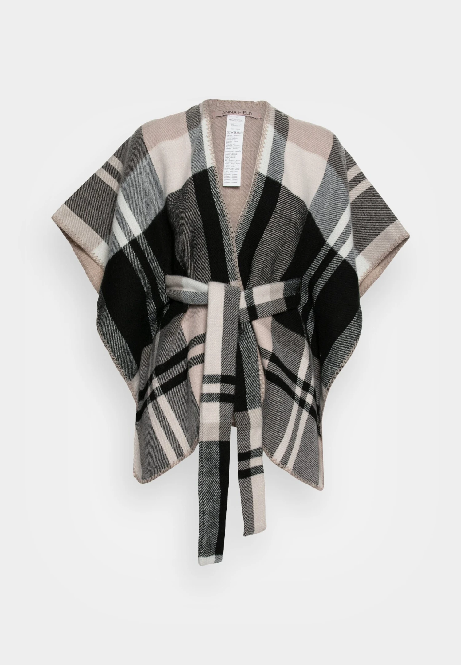 Poncho - Black/White Anna Field Poncho - Black/White -Anna Field Boutique eae6359526ef4fd38b461b377e5b4a1d scaled