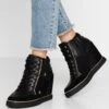 Anna Field Bootie - Sneakers Hoog - Black