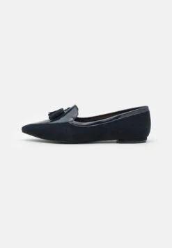 Anna Field Leather - Ballerina'S - Dark Blue -Anna Field Boutique f314c7581b5f45029a03b3a6f32c5b76